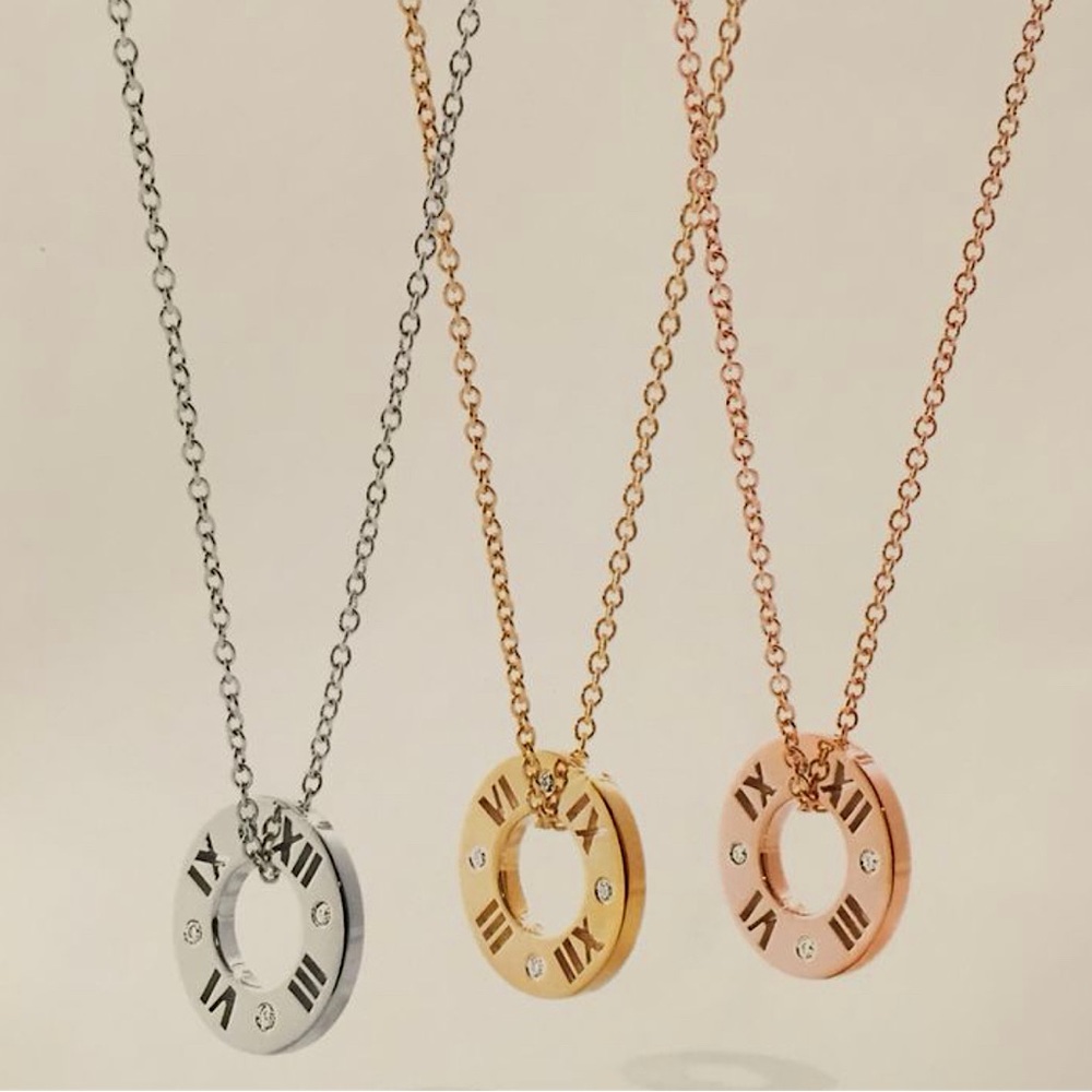 ❗️SOLD❗️Tiffany&Co. 18K Yellow Gold Diamond Atlas Pendant